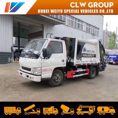 5cbm Rear Loader Compressed Garbage Truck Garbage Compactor Truck Waste Collection Truck