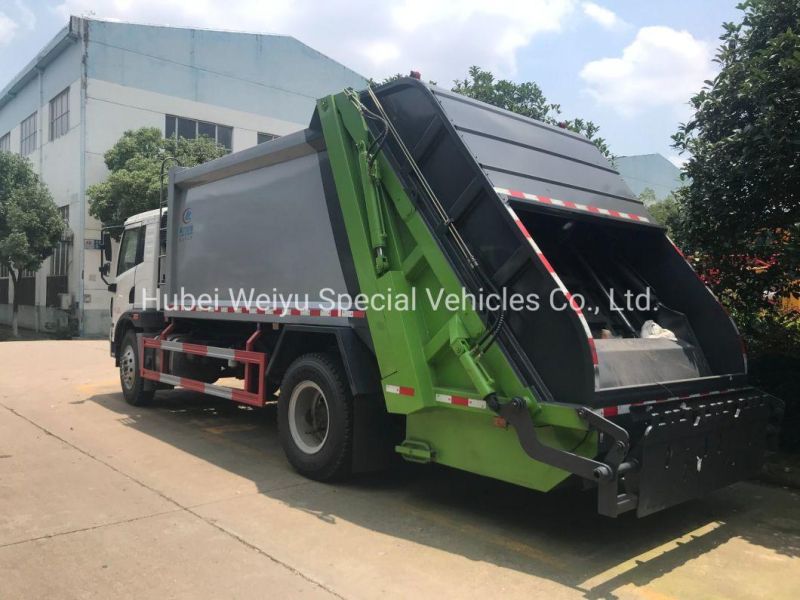 4*2 Jiefang Brand Compactor Garbage Truck Dump Garbage Transport Truck Hydraulic Control Garbge Truck
