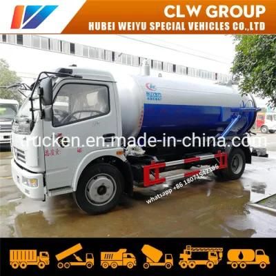 Dongfeng 4X2 160HP Sewage Vacuum Suction Waste Collection Truck
