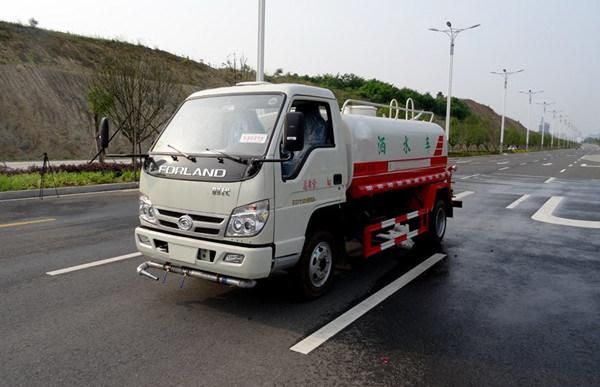 Cheap Price Forland Foton Mini 3000liters 3tons Engineering Water Truck Hot Sales