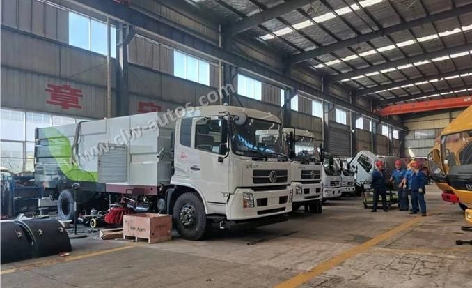 4*2 Washing Street Sweeping Vehicle 15, 000 L Cleaning Road Sweeper Washing Trucks for Sale