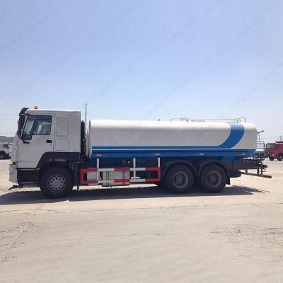 Sinotruk HOWO 6X4 371HP 20m3 Water Spray Bowser Tanker Sprinkler Tank Truck for Sale in Kenya