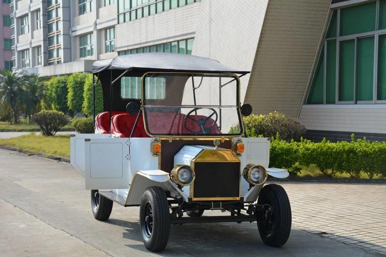 CE Curtis Controller 5-Seater Golf Buggy Antique Model T Vehicle Retro Electric Classic Car for Wedding