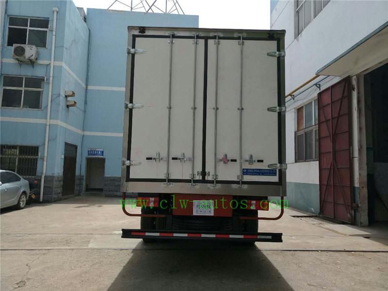 10 Tons Sinotruk HOWO 4X2 Refrigerated Van Truck with Carrier Freezer Unit