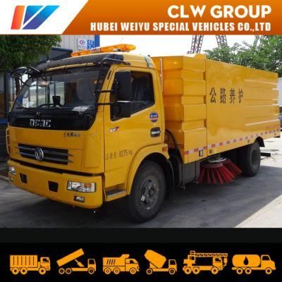 China Dongfeng 5tons Street Sweeping Truck Cleaning Washer Road Sweeper