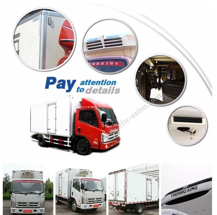 1 Tonne Ice Cream Freezer Truck Refrigerator Truck for Meat and Fish Delivery