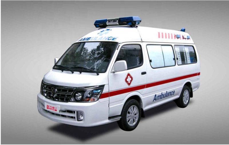 Jinbei Brand New Ambulance Vehicle Stretcher Bottom Price China Car Red White Nude Set Transit Medical Bulk Time Ship Color Wax