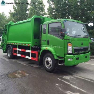 HOWO 8cbm 10cbm 12cbm Waste Collection Garbage Compactor Lorry