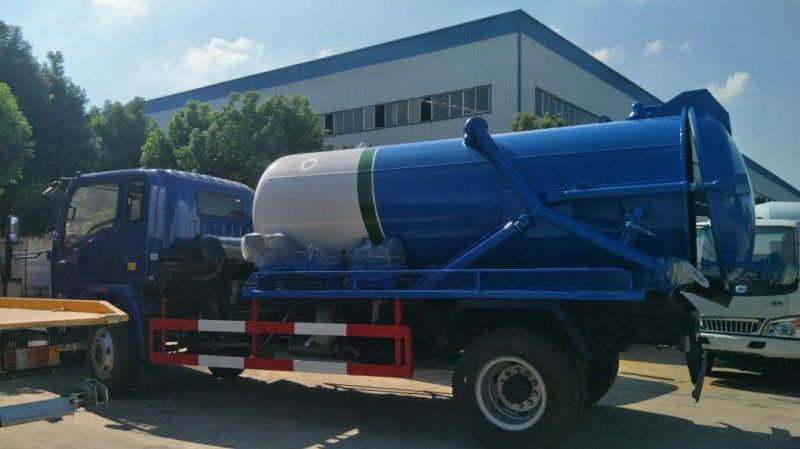 Dongfeng Sewer Dredging Truck 10cbm Sewage Vacuum Sewage Suction Truck