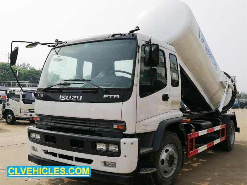 Isuzu 10cbm 6wheeler Medium Volume Drain Cleaning Truck