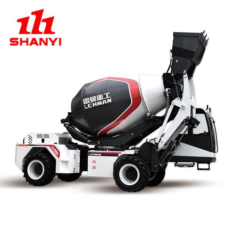 Shanyi Volumetric Automatic Feeding Concrete Mixer Truck