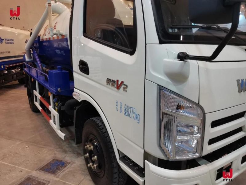 8m3 10m3 HOWO 4*2 High Pressure Sewer Sludge Vacuum Sewage Suction Truck