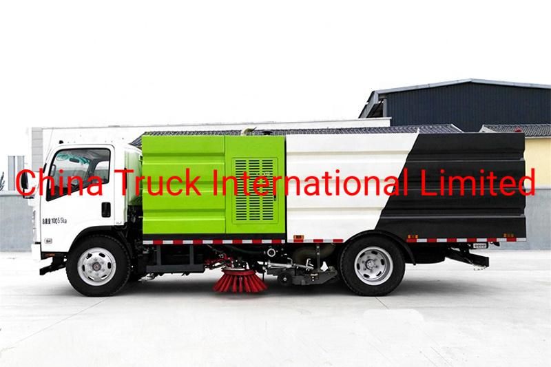 Isuzu Nqr 700p 4*2 190HP Road Sweeper Truck