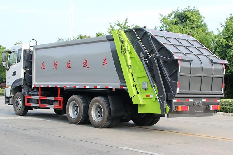 High Quality Heavy Dongfeng 6X4 Garbage Truck 18 Cbm Loading Capacity 10ton Refuse Collection Vehicles