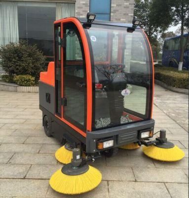 Suntae Electric Workshop Sweeping Car Road Unmanned Sweeper Lq-Xs-2000 High Pressure Spray Function Available