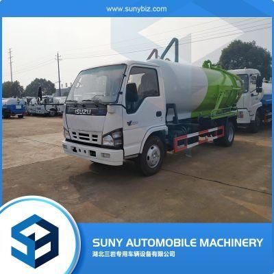Isuzu 4X2 Sewage Suction Tanker Truck for Sale