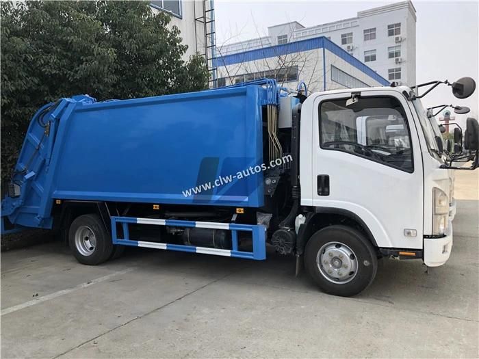Isuzu Garbage Compactor Truck Refuse Collection Compressed Waste Management Vehicle