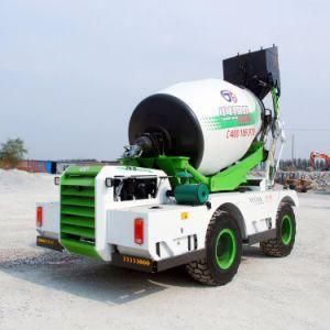 Italian Concrete Mixer with Self Loading Weighing Mixing Transportation Discharging Functions 4 Cube Meter