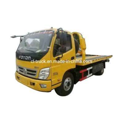 2021 New Foton Flatbed Wrecker Tow Truck 3-4t Towing Wrecker Truck on Sale in The Philippines