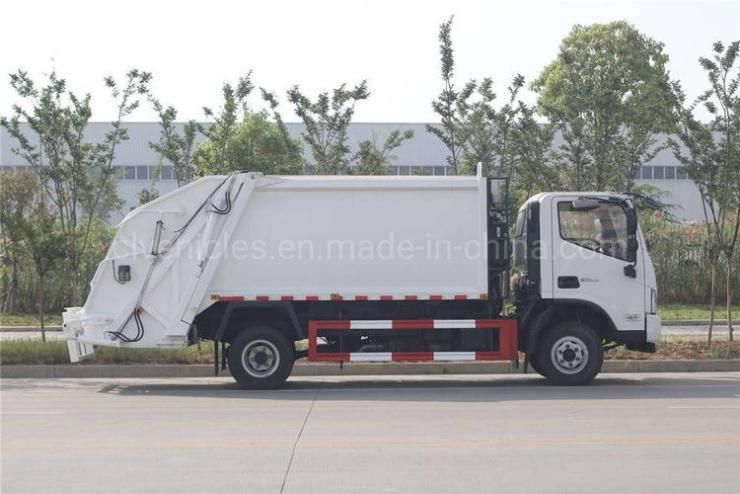 Foton 4X2 8cbm 120HP Refuse Collection Vehicle Garbage Compactor Truck