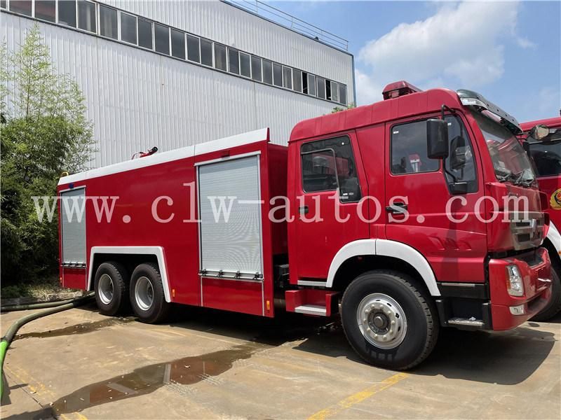 Sinotruk Homan 6X4 Fire Rescue Water and Foam Tank Truck Fire Fighting Truck Emergency Fire Engine Fire Pumper Trucks