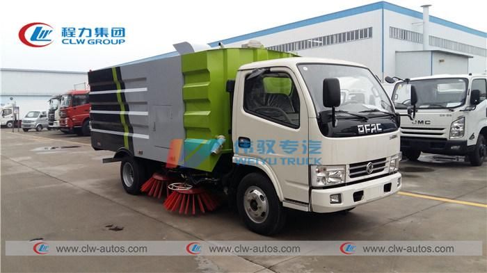 Diesel Road Sweeper Dongfeng Sweeping Truck 4 Brushes Road Sweeper Truck