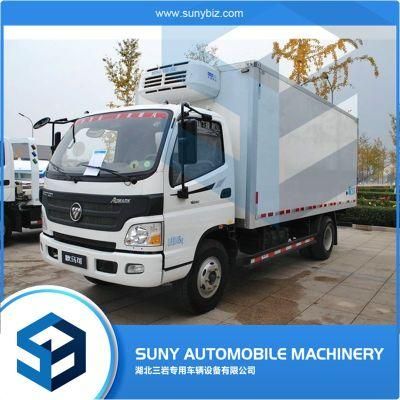 Foton 4X2 7 Tons Meat Transportation Cooling Van Refrigerated Box Truck