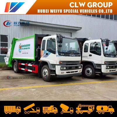 I Suzu 7-12m3 Compactor Refuse Compacted Garbage Truck for Sale