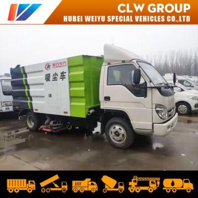 Foton 5m3 High Efficiency Stainless Steel Road Sweeping Equipment Dust and Gravel Suction