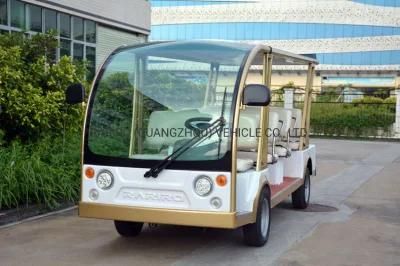 11 Seater Electric Sightseeing Bus Shuttle Bus Tour Car Electric Office Bus
