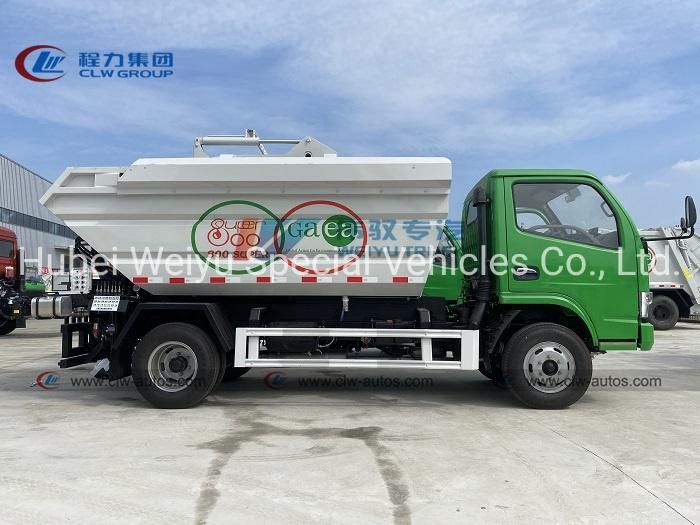 Factory Price Sealed Dump Garbage Truck Dongfeng 4*2 Garbage Collection Truck