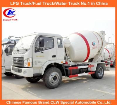 Small 3cbm Concrete Mixer Truck for 5m3 Cement Mixer Truck