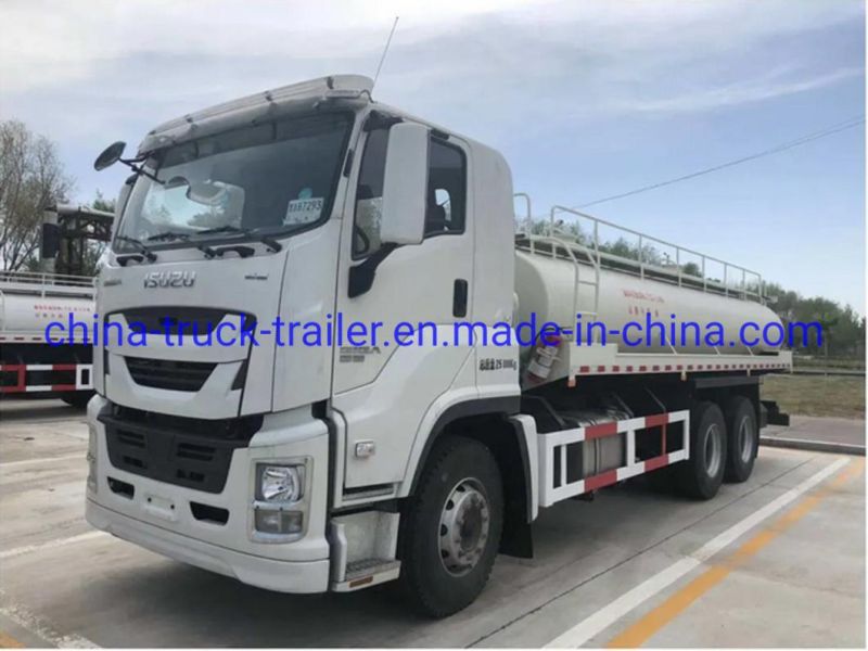 China Isuzu Qingling Giga 6*4 Sprinkler Tank Truck 20000liter