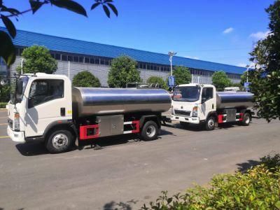 HOWO 5tons Clean Pure Drinking Potable Water Transportation Car