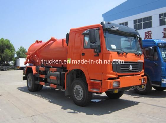 Factory Supply HOWO 10m3 Vacuum Cleaner Fecal Sewage Truck with High Quality