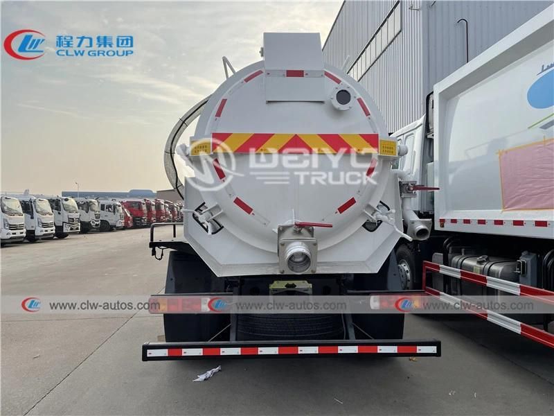 Foton 8000liters 8cbm 8tons Vacuum Sewage Suction Truck Septic Tank Truck for Sanitation Services