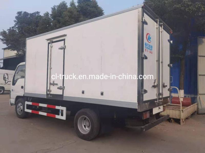 Good Quality Jmc 5tons 4tons 6tons Rhd Thermo King or Carrier Refrigerator Truck Box Van Freezer Refrigerator Van Truck for Meat and Fish Transport