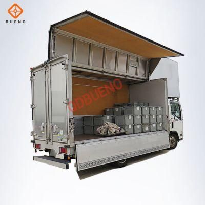 30FT Customized Aluminum Wing Van Truck Body for 3 Alxe Semi-Trailer