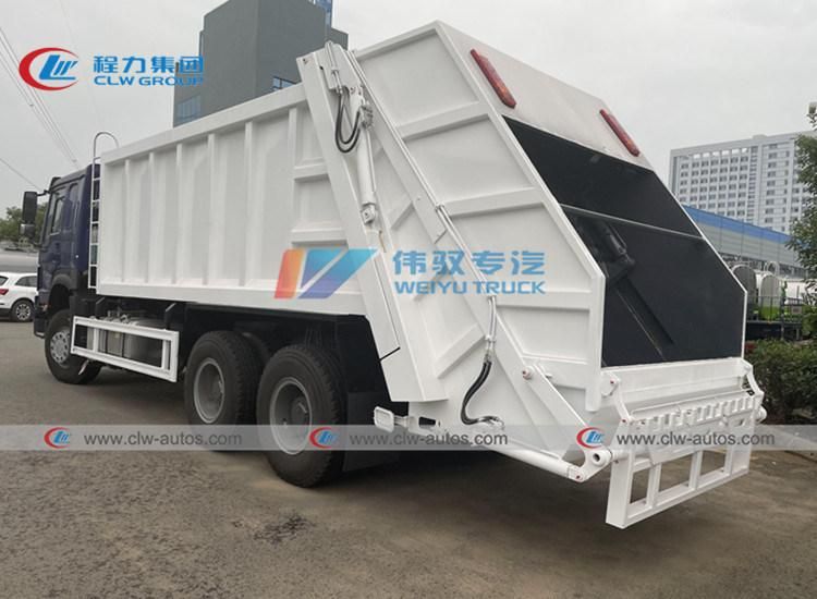 Sinotruk HOWO 6X4 14cbm 16cbm 16m3 Rear Loader Waste Recycling Collection Garbage Rubbish Compactor Truck