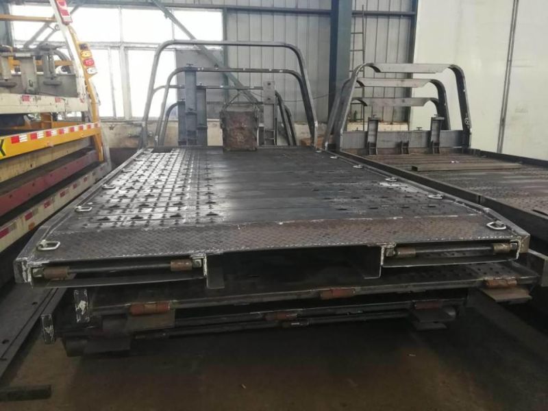 China Supplier 4tons 6tons Tow Wrecker Body Tilt Tray Slading for Sale