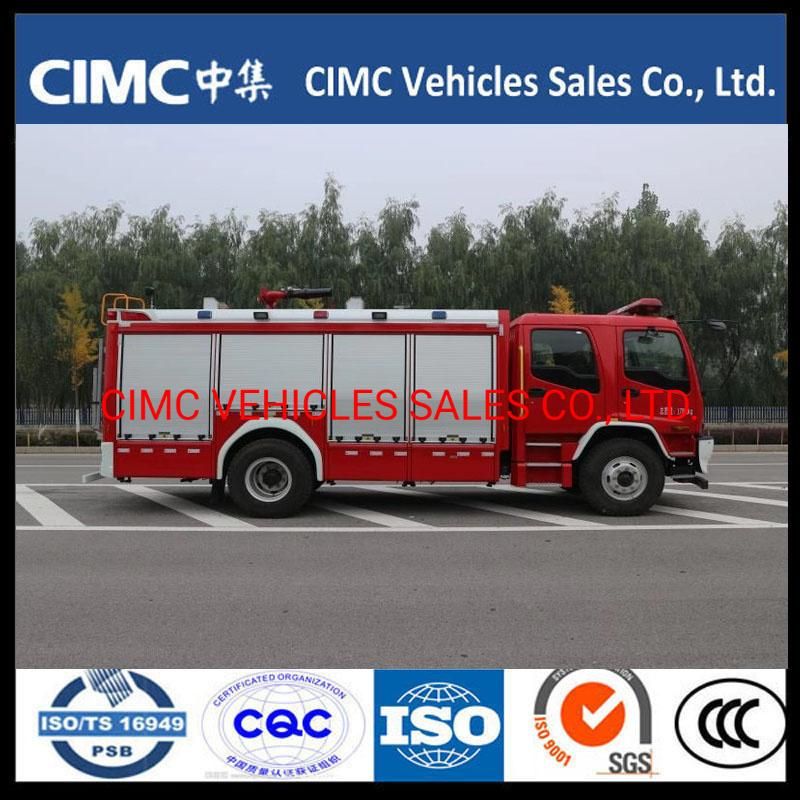 Isuzu Forward Fvr 6HK1 6000L 7000L Water and Foam Tank Fire Fighting Vehicle