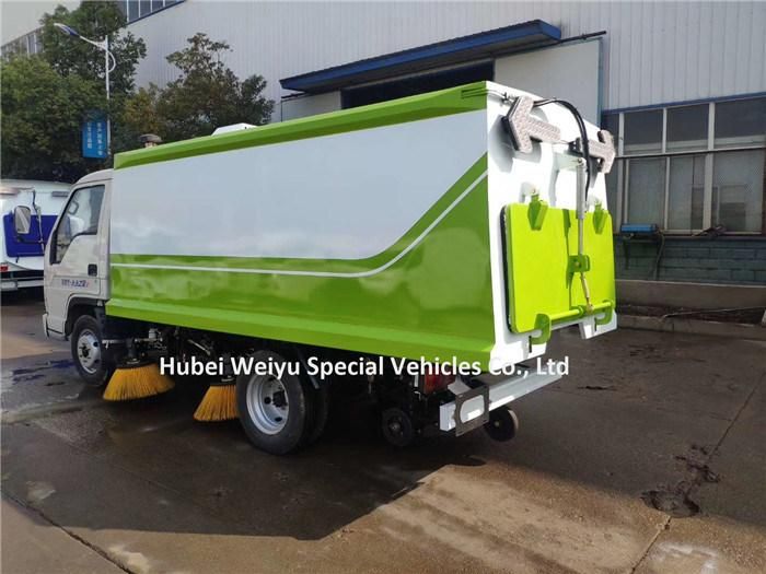 Mini Truck Mounted Vacuum Road Sweeper 2tons Forland Road Sweeping Truck