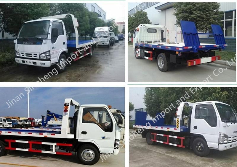 Hot Sale Isuzu 130HP Flatbed Tow Truck /4X2 Wrecker Truck