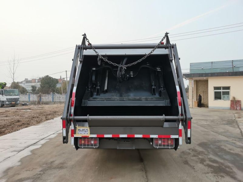 Compression Garbage Truck, DFAC 12m3 Compressed Garbage Truck Sales to Ghana, Garbage Compactor Truck