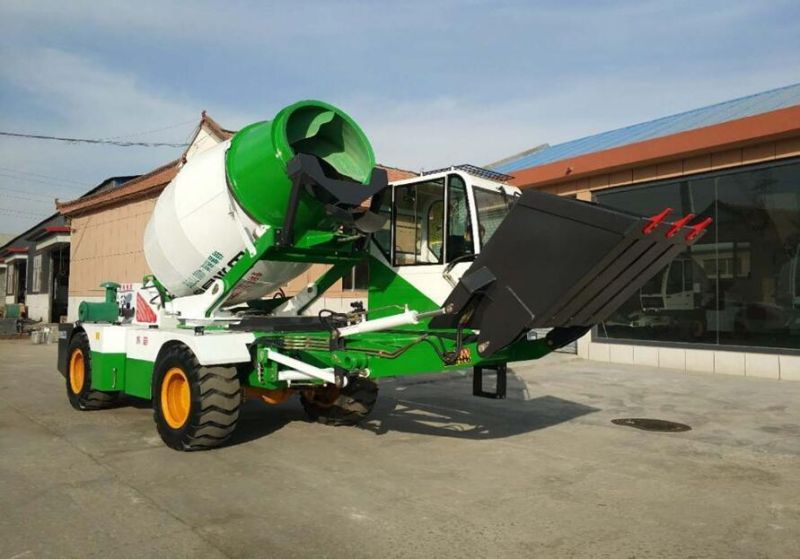 3.5m3 Mobile Self Loading Concrete Mixer in Africa