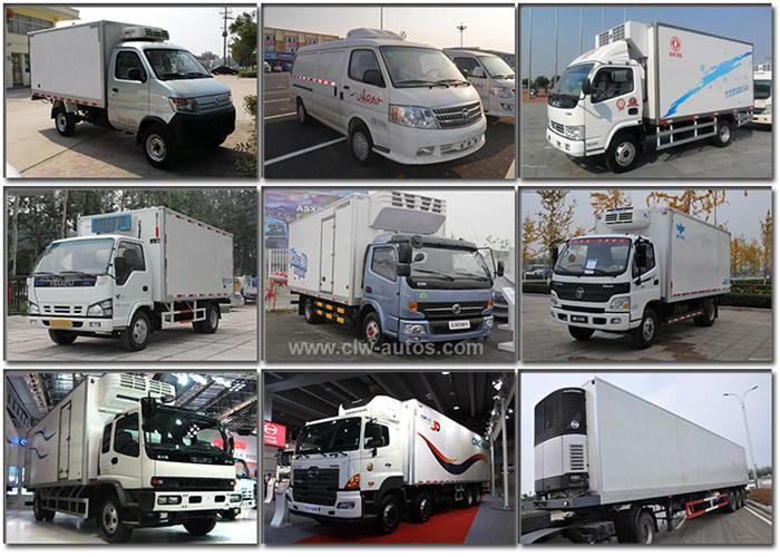 JAC Gasoline Engine 2tons Reefer Truck Refrigerator Van Box Body for Fresh/Frozen Food Transport