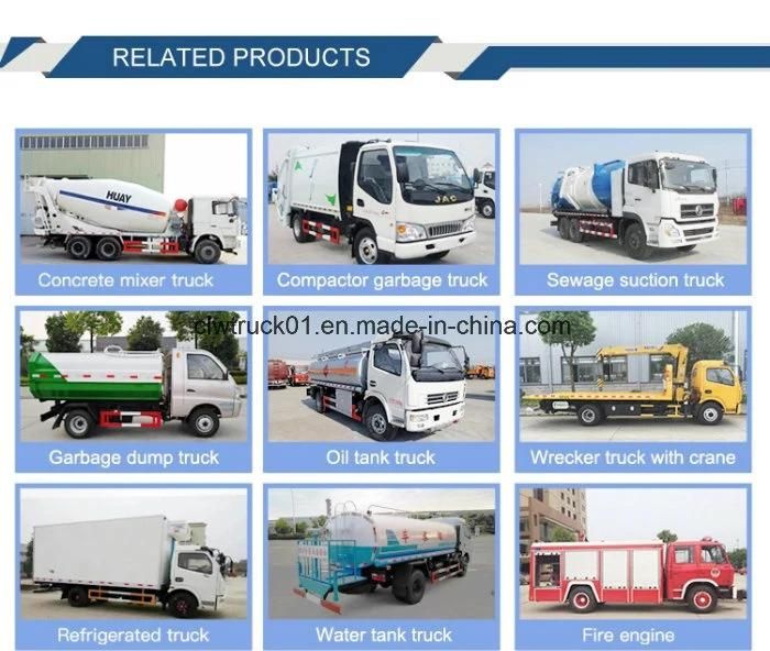 High Capacity HOWO Fire Fighting Equipment Water Fire Truck