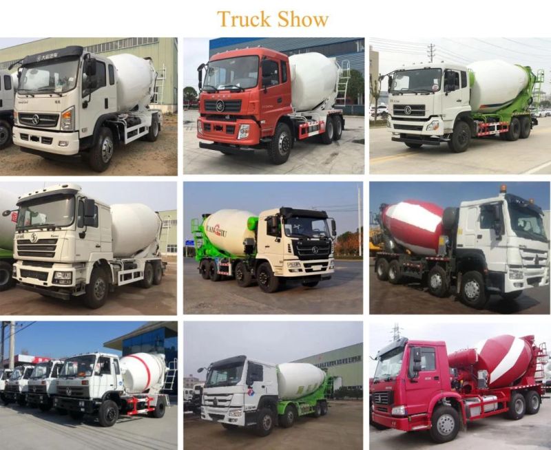 Foton 10 Cubic Meters 12cbm Concrete Mixer Truck Cement Transportation Concrete Pump Machine Construction Machinery