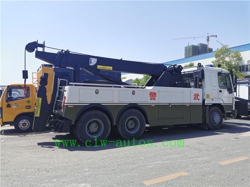 Sinotruck HOWO 6X6 371HP 20 Tons 30 Tons All Wheel Drive off Road Wrecker Truck Emergency Recovery Wrecker Truck