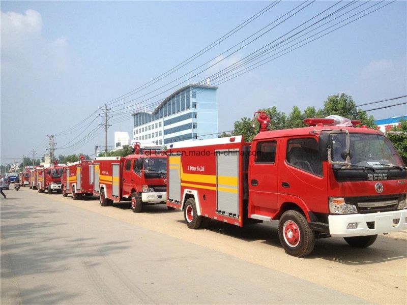 Dongfeng Tinjin 4X2 Water Foam Fire Fighting Truck 6000liters